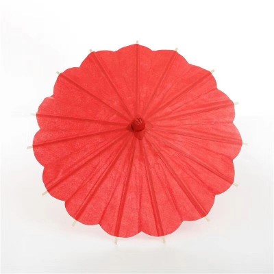 30cm Handmade Bridal Wedding Flower Shape  Paper  Umbrella Parasol  Wholesale