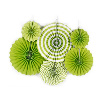 2020 New Arrivals Wedding Stage Party  Decoration Accessories Folding Paper Fan Wholesale