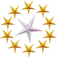 3D Laser Hanging Paper Stars paper light Christmas Star For Birthday party wedding decorations