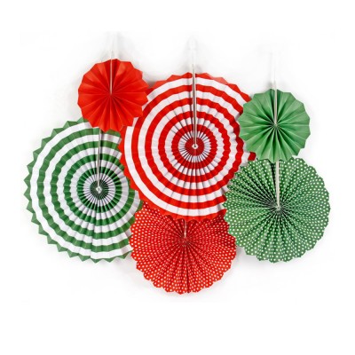 women Party Wedding Birthday Home Decorations Tissue Paper Fan Customized Color