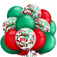 SHUNLI Christmas Balloons Set Confetti Balloons Latex Balloons 12 Inch Decorative Balloon Christmas Suppliers