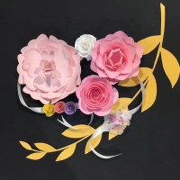 Paper Flowers Decoration Tissue Paper Flowers DIY Crafting for Wedding Backdrop