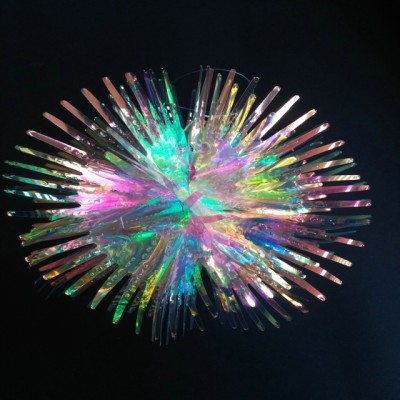 Iridescent Film Home Hanging honeycomb ball paper star Decoration New Year Party Decoration