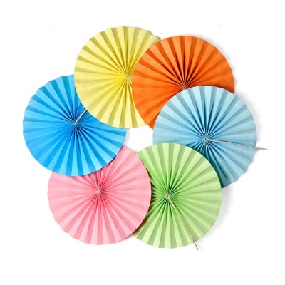 foldable paper fan biodegradable party plan artificial fan go with indian wedding